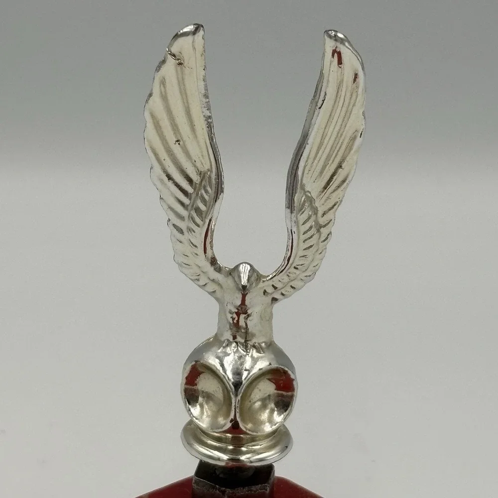 Vintage Silver‎ Metal Majestic Eagle Trophy Topper 2.75